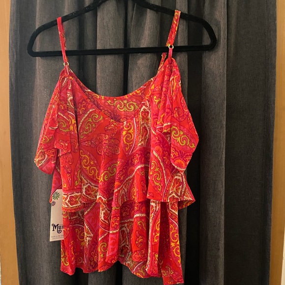 NWT Show Me Your Mumu sheer print tank top. - Picture 6 of 6